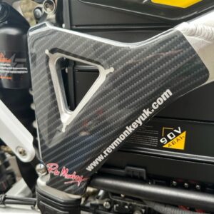 SURRON STORM BEE CARBON EFFECT FRAME GUARDS | Surron Worldwide Distribution